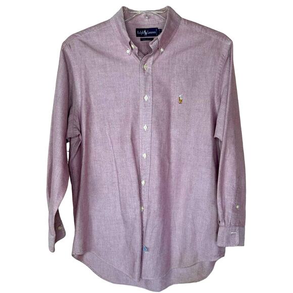 Ralph Lauren Blue Label Button Down Shirt - RED - Picture 1 of 5